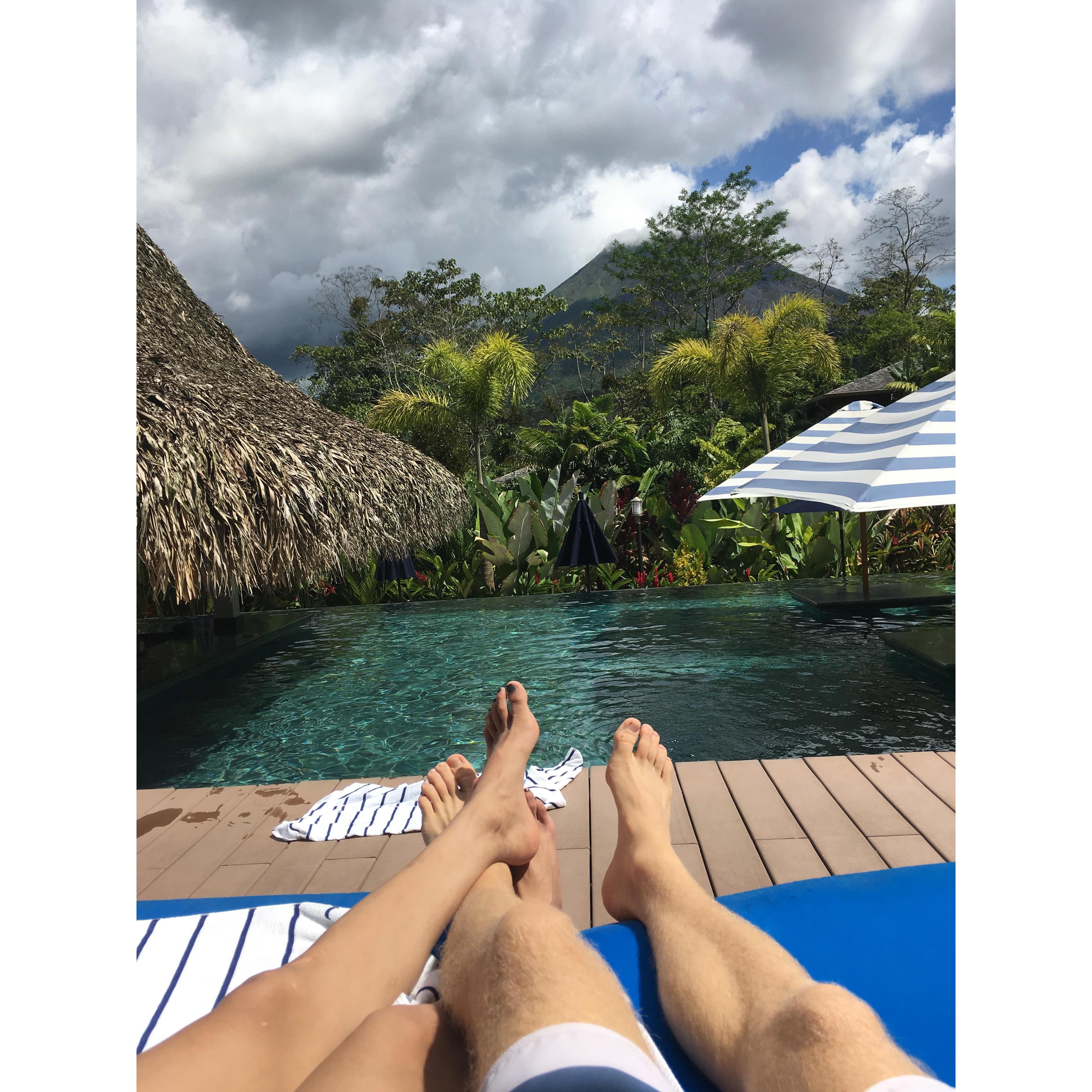 Rob and Sav in Costa Rica