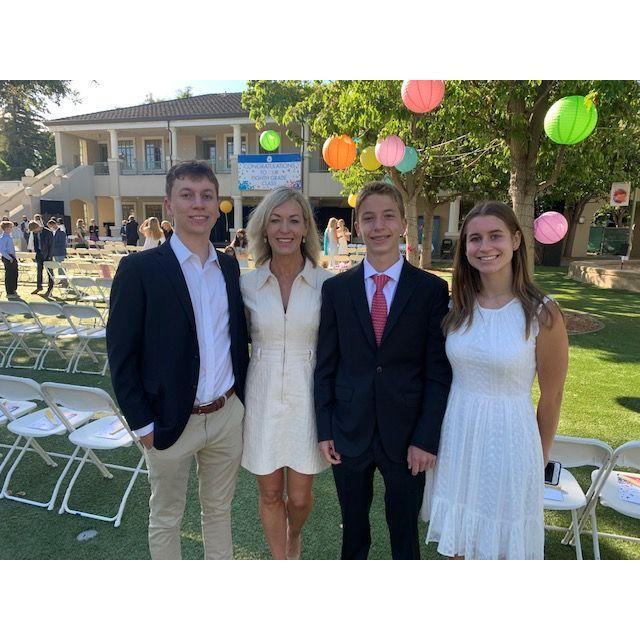 Ella's and Jamie's Menlo graduation. (June 2021)