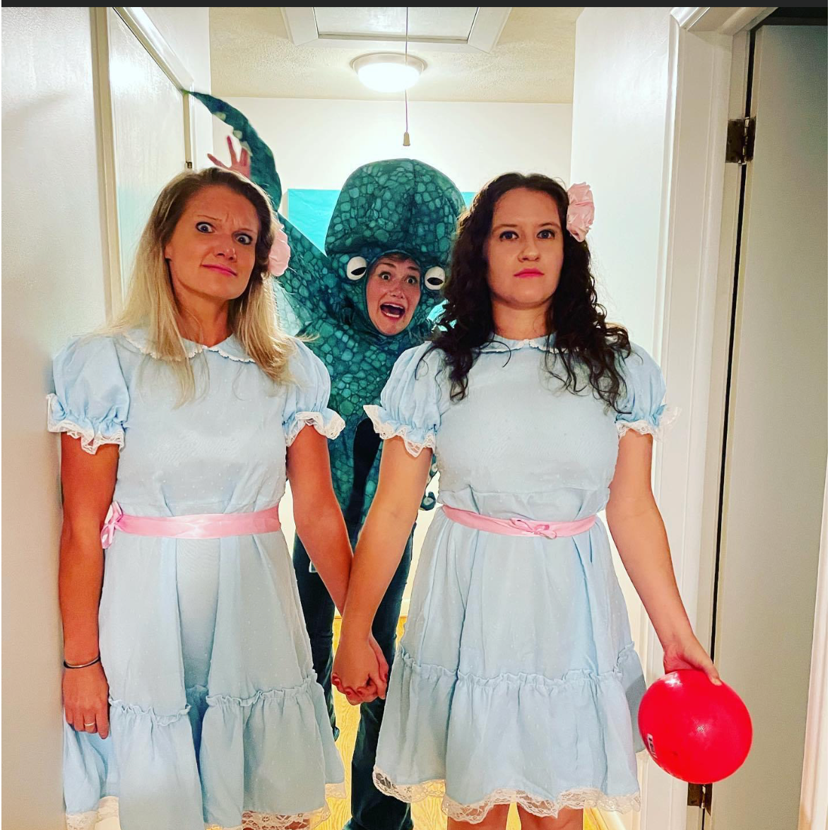 The Shining Twins Halloween (attacked by an Octopus Bridesmaid)