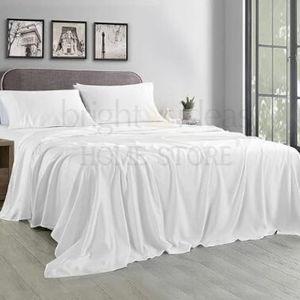 Nautica 4-Piece Solid King Size Bedsheet Set - White