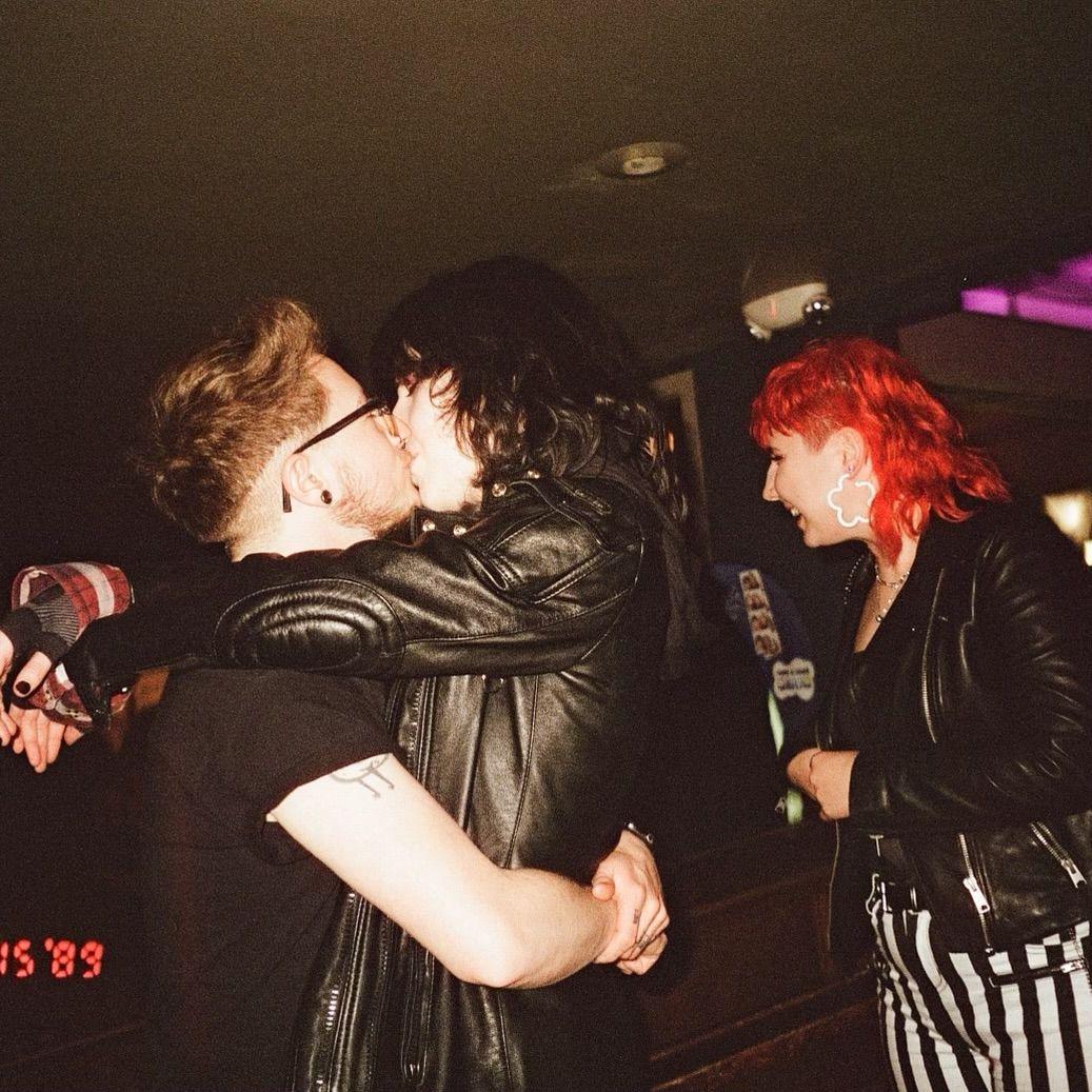 Our first photo captured of us kissing, we both agree that even though we weren't saying "I love you" out loud yet, we both felt it when this was taken.