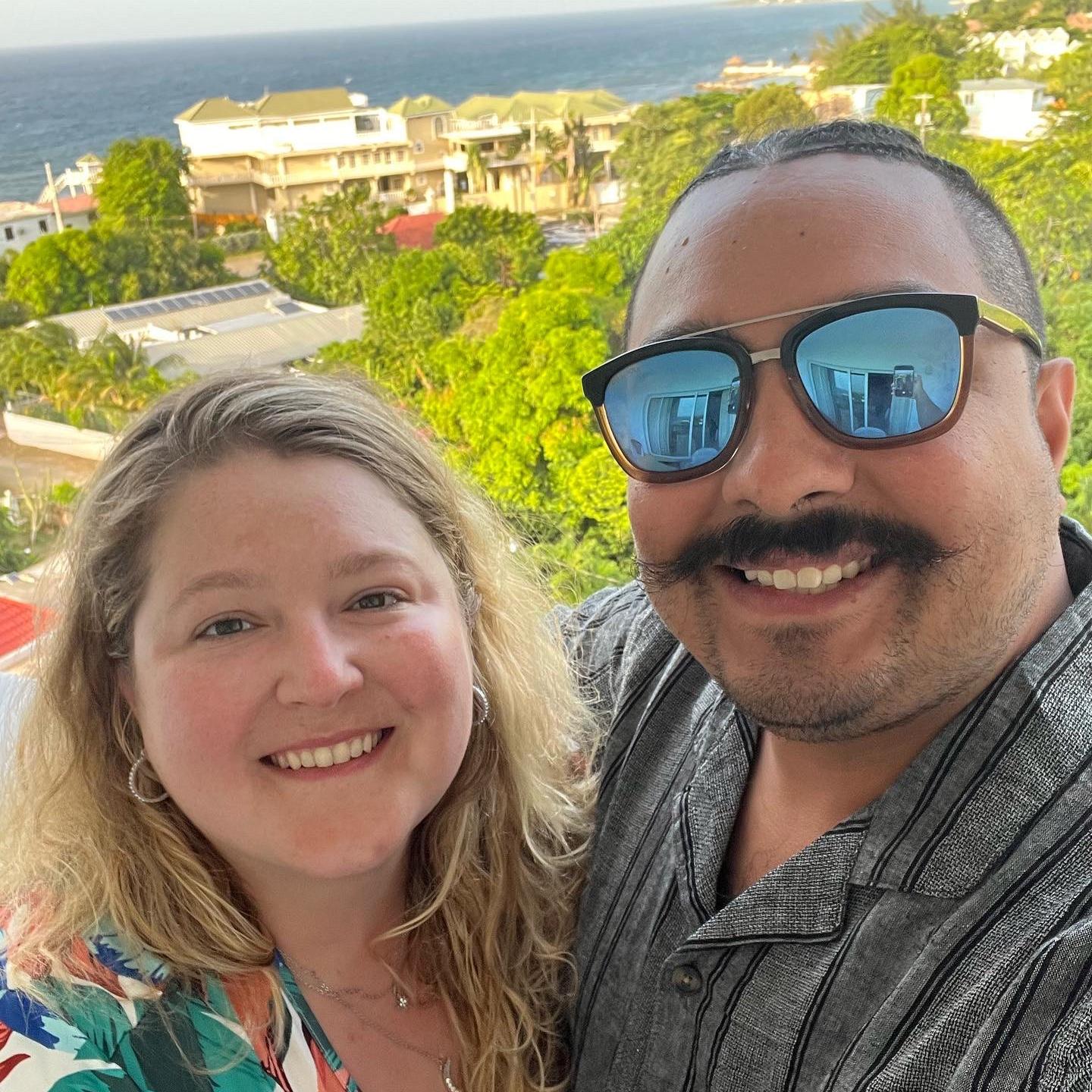 The view from our suite in Jamaica, July 2023