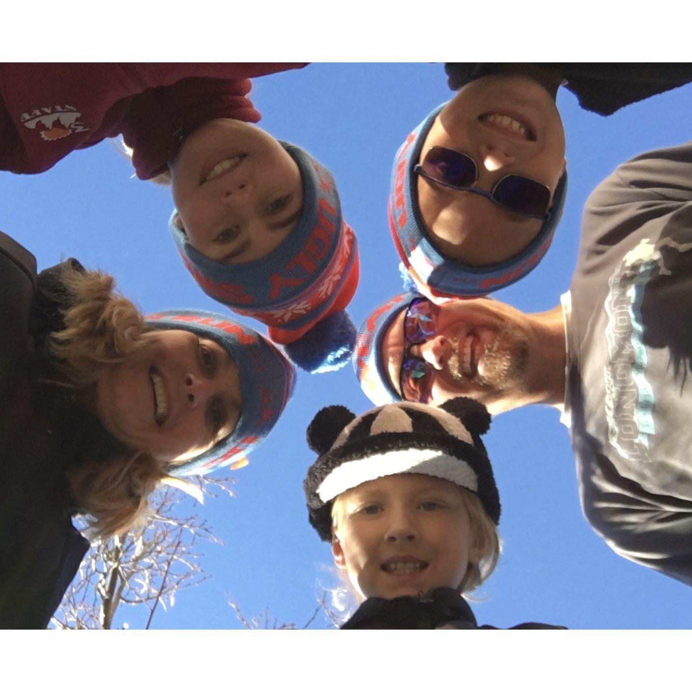 2016 Another fun 5K race. Connor, Molly, Xander, Ed and Laura