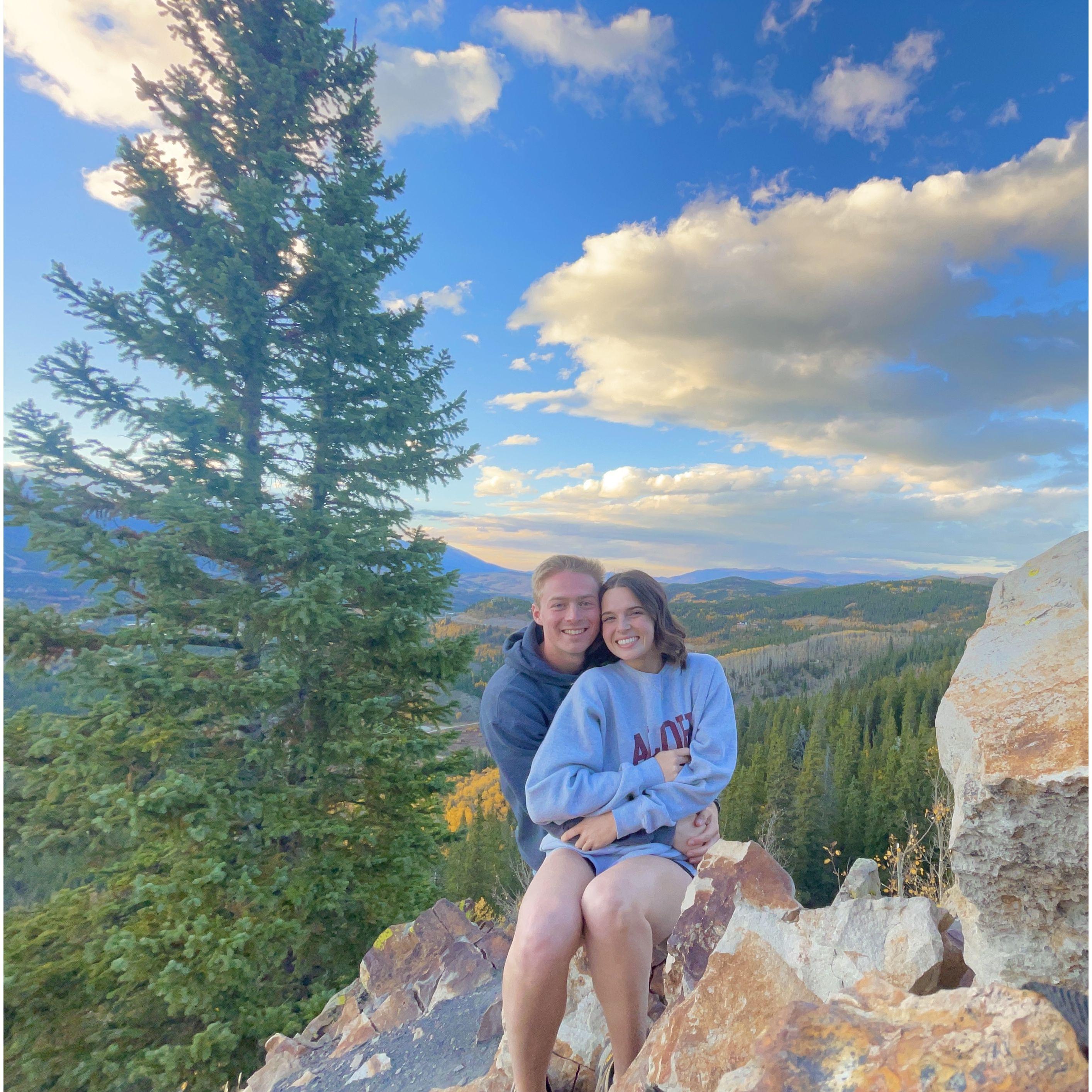 Our first ever trip to the mountains together to see the yellow aspen trees. A spontaneous Sunday just the two of us!