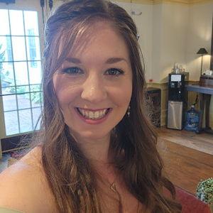 Bride's wedding makeup
