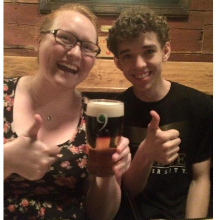 Just after we moved in together 2015