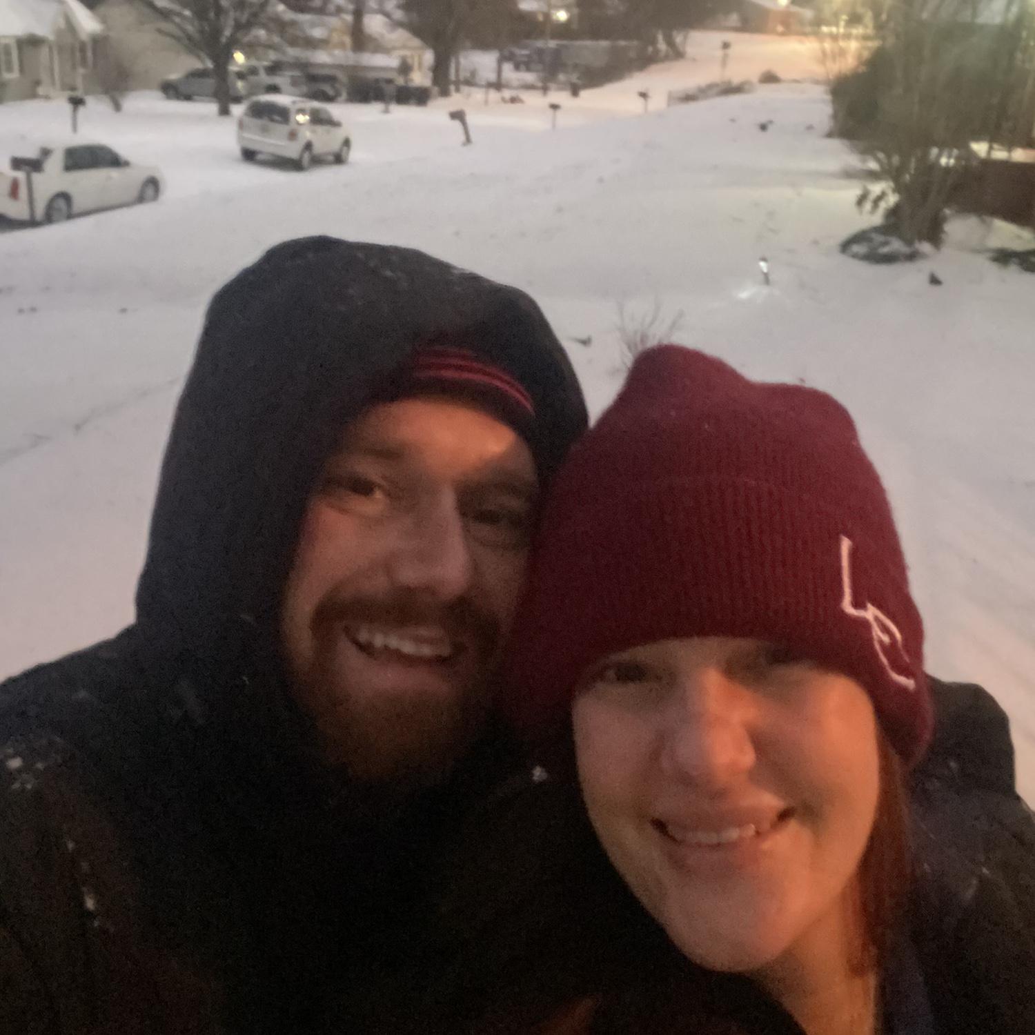 Snowed in for days.