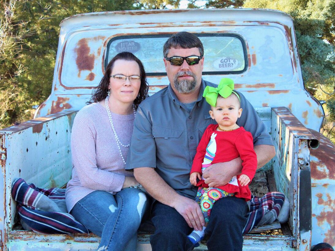 Us with our grand daughter