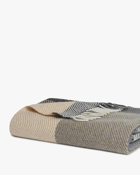 Plaid Merino Throw