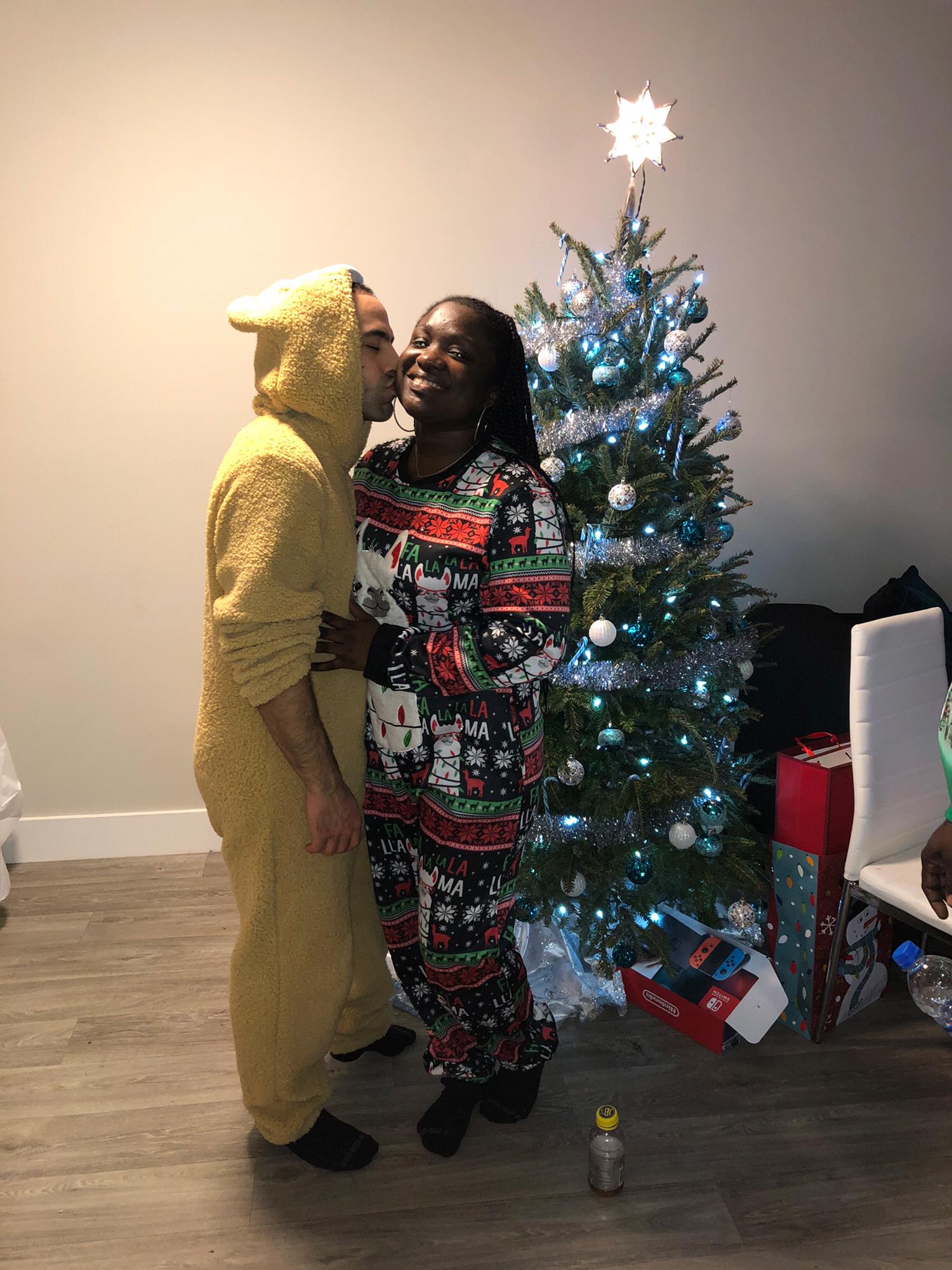 Our first Christmas with both of our families when we told them all that we were expecting!