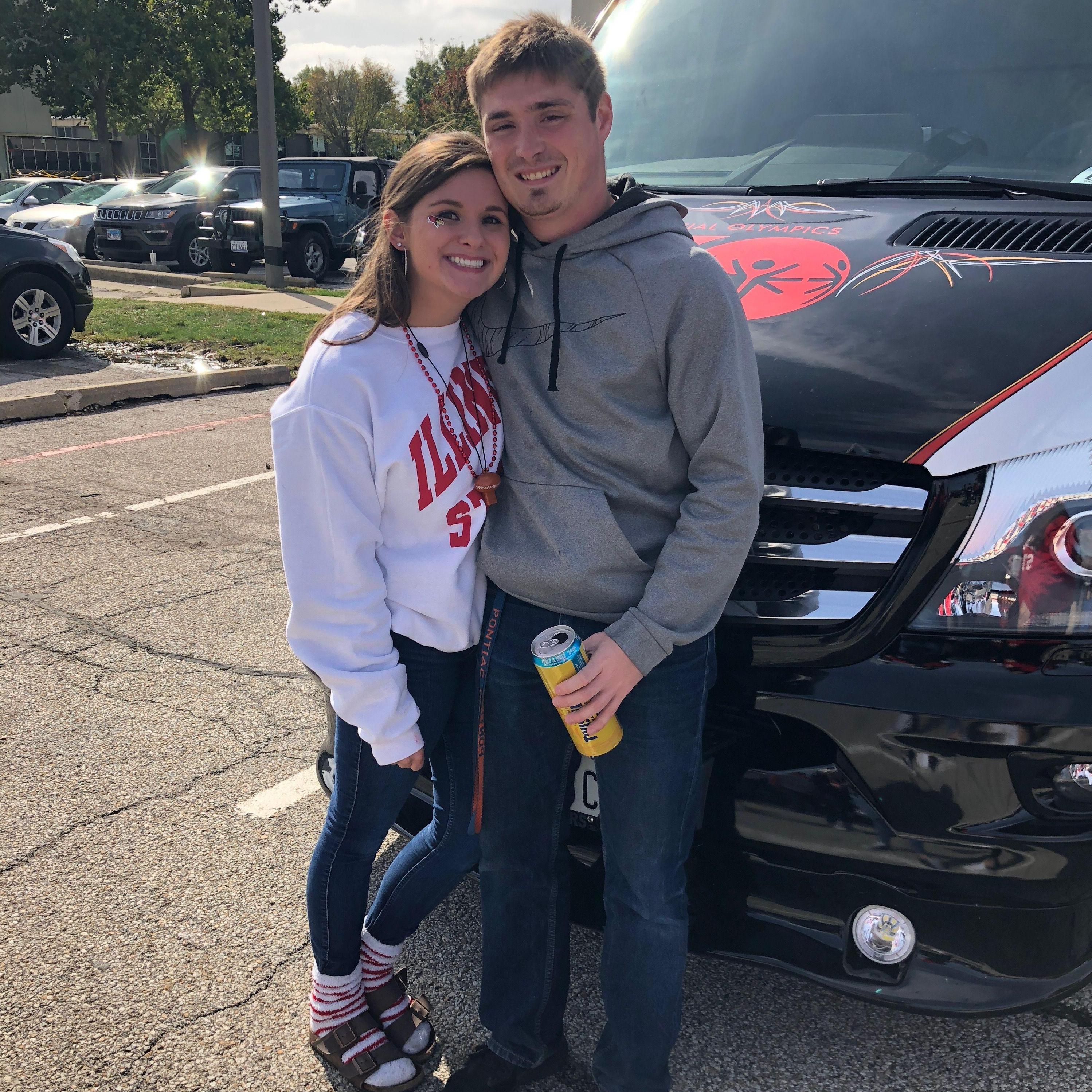First tailgate together at Illinois State University