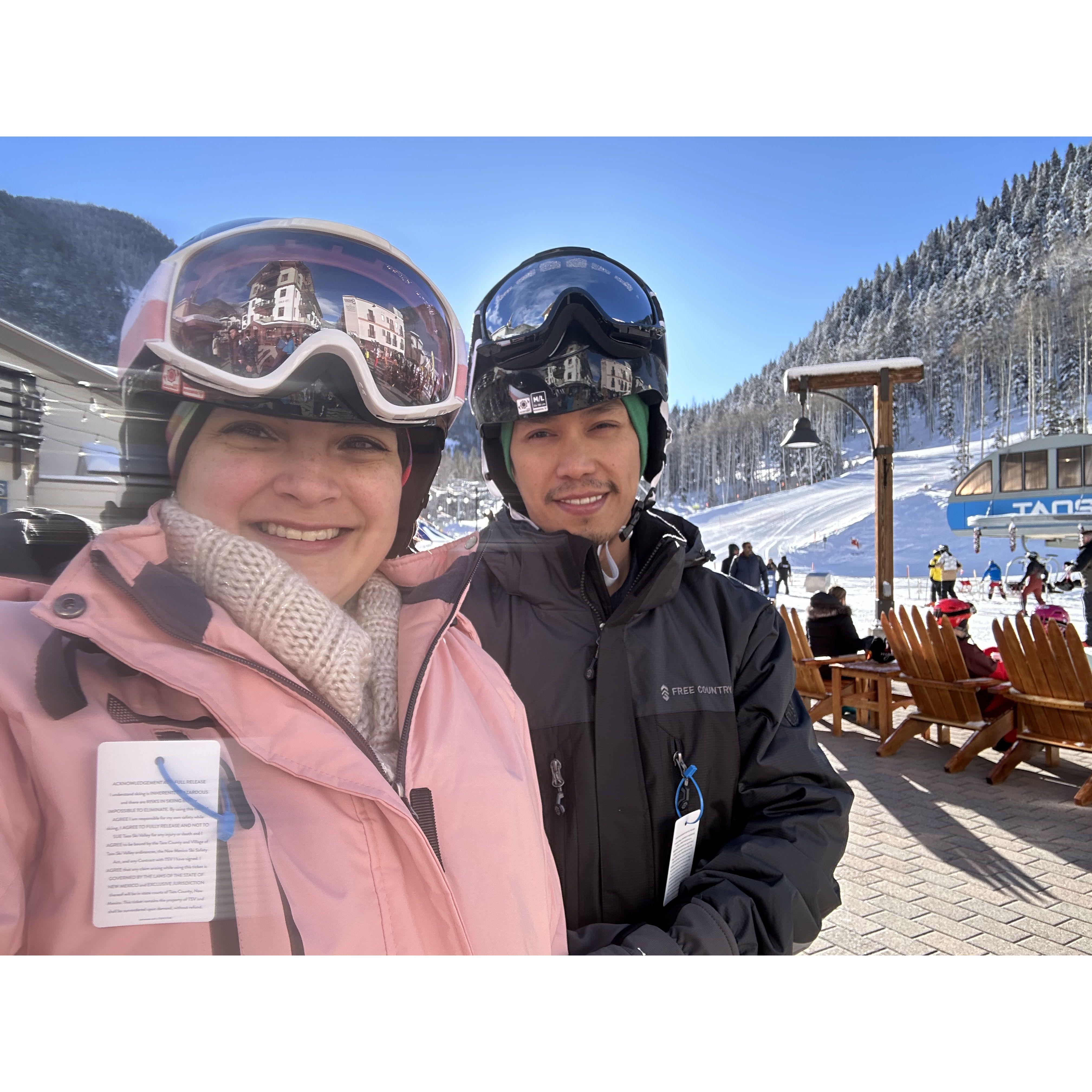 Stephanie loves to Ski and Edward loves to snowboard, this trip was the most memorable