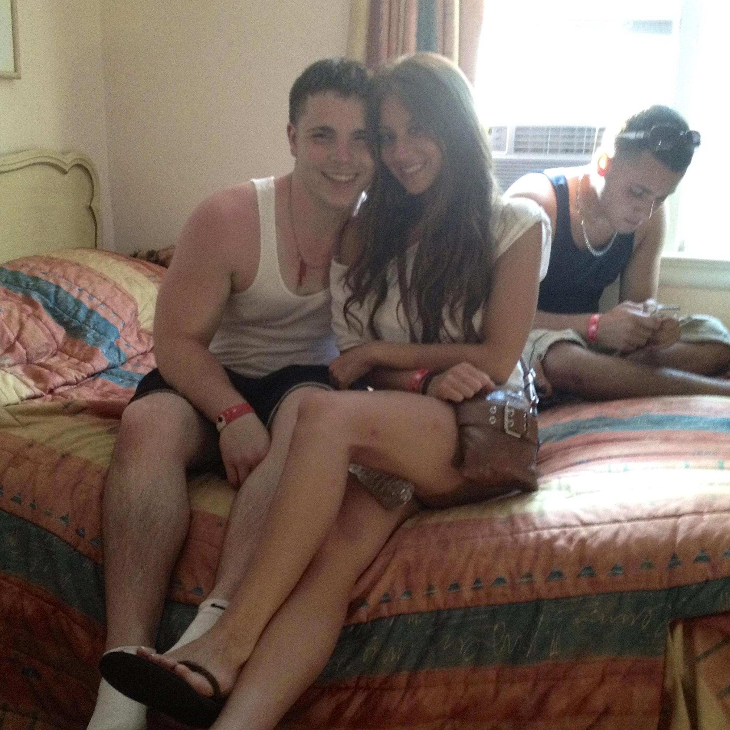 Jenna & Chris' first picture together, and they weren't even dating yet!