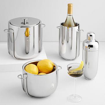 Blaise Ice Bucket, Shaker, Snack Bowl & Wine Cooler
