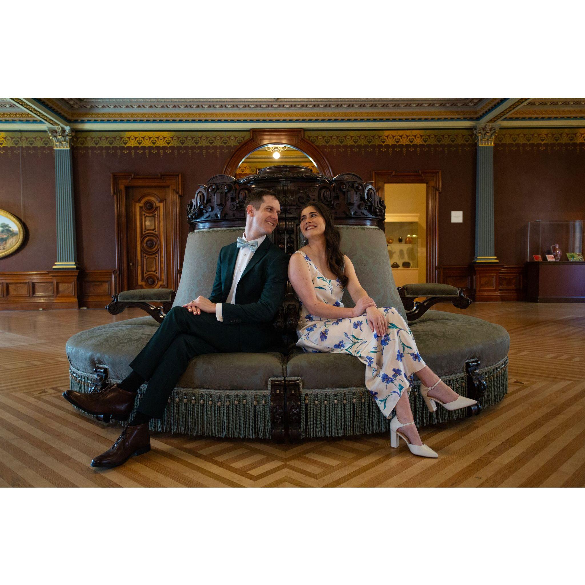 Feeling fancy at The Crocker Museum