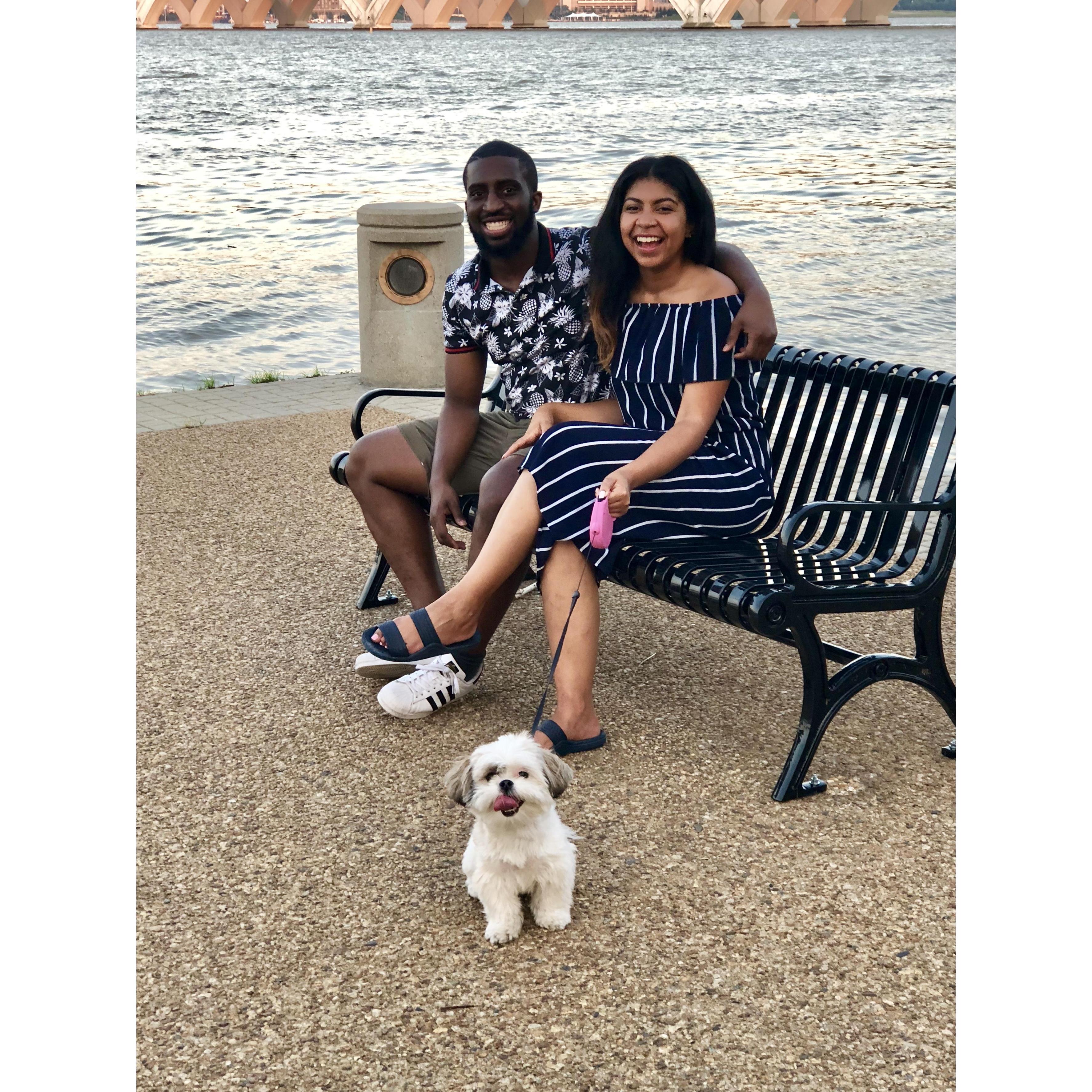 Weekend one staying with family, interning in D.C. (totally clueless we would be moving there a year later)