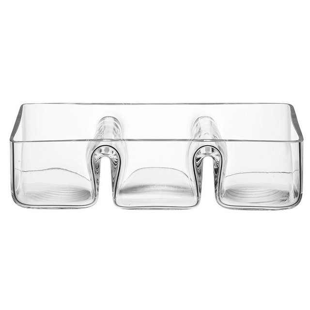 Serve Trio Dish, 11.75in, Clear