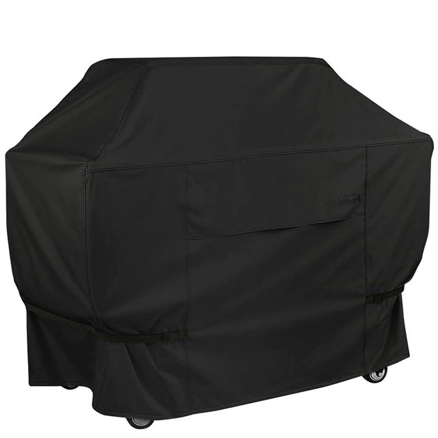NettyPro Grill Cover for Outdoor Grill 72 inch Waterproof Heavy Duty Gas BBQ Grill Cover for Outside Weber, Char-Broil, Brinkmann, Jenn Air, Nexgrill 3-5 Burners Barbecue, Black