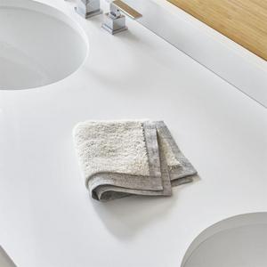 Rowan Grey Border Washcloth