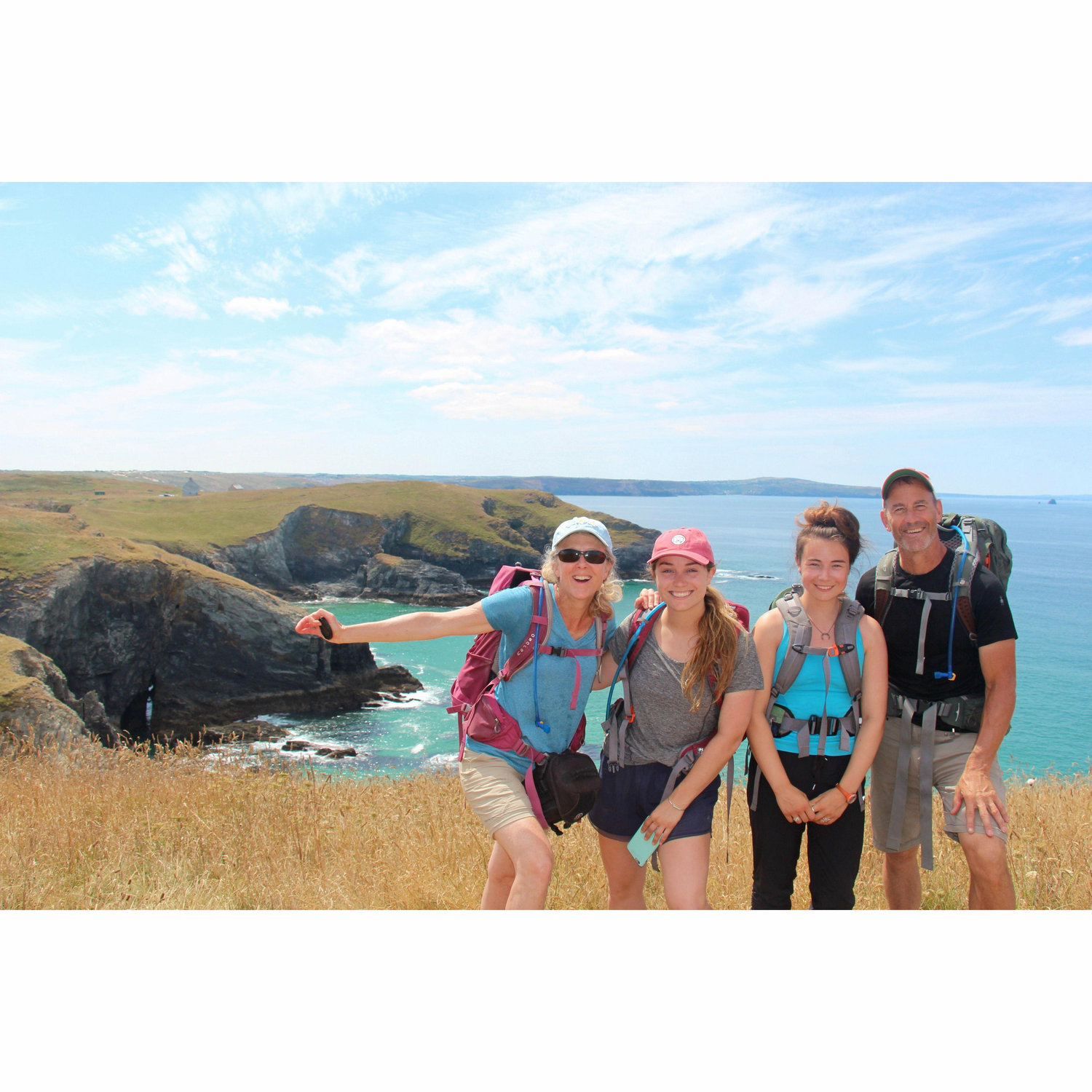 Hiking in Cornwall with Haley and Savannah