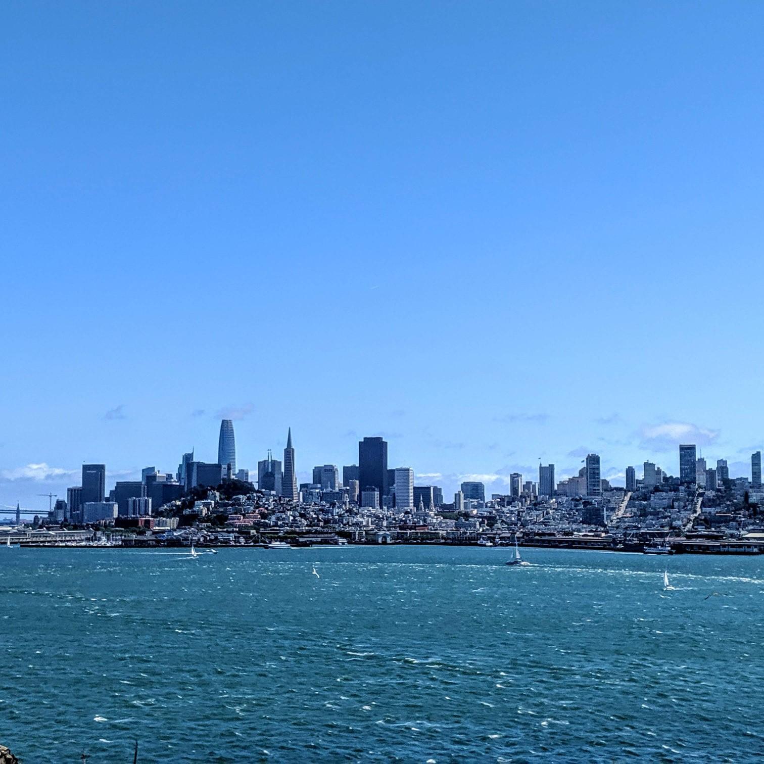 San Francisco views from the bay