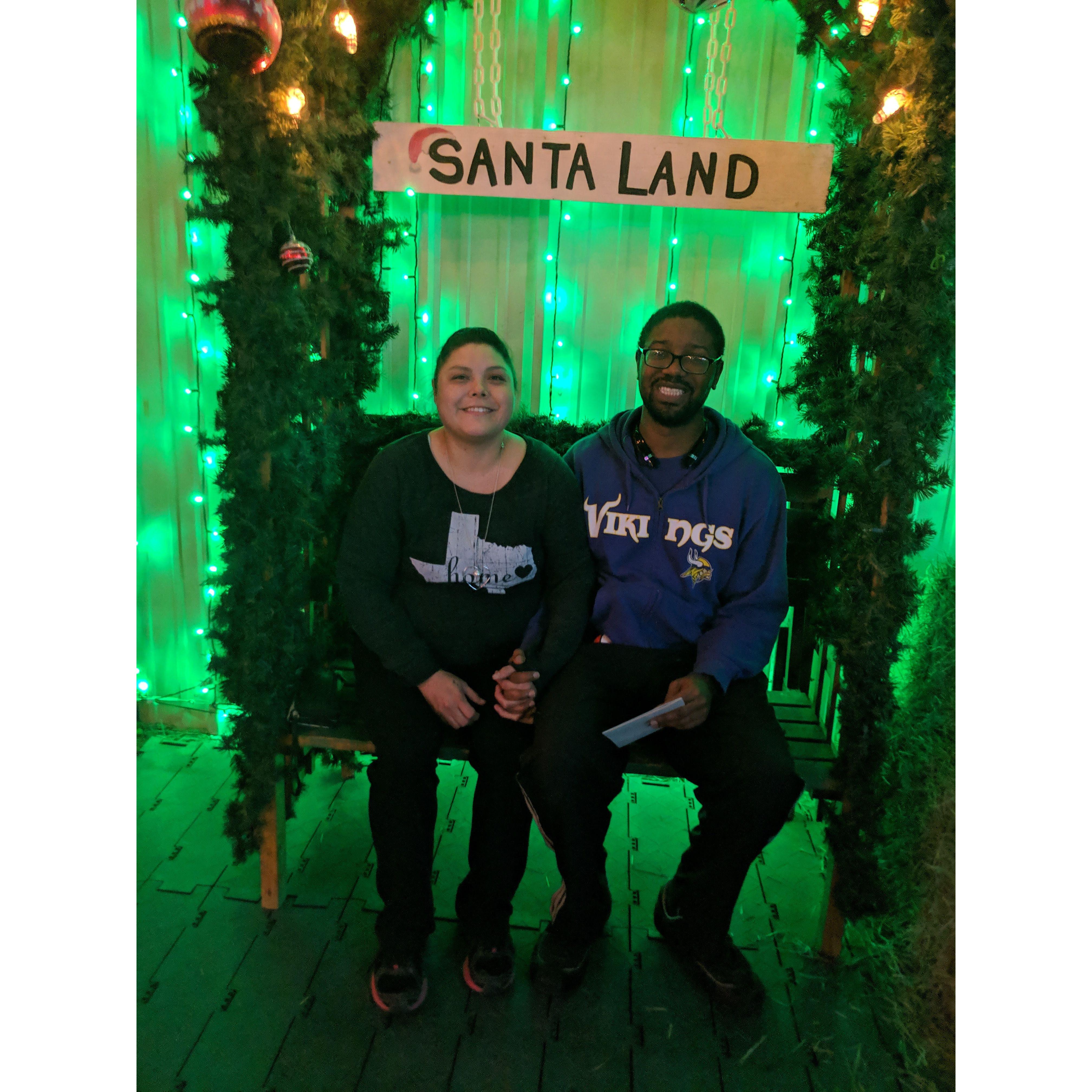 Santa Land lights.