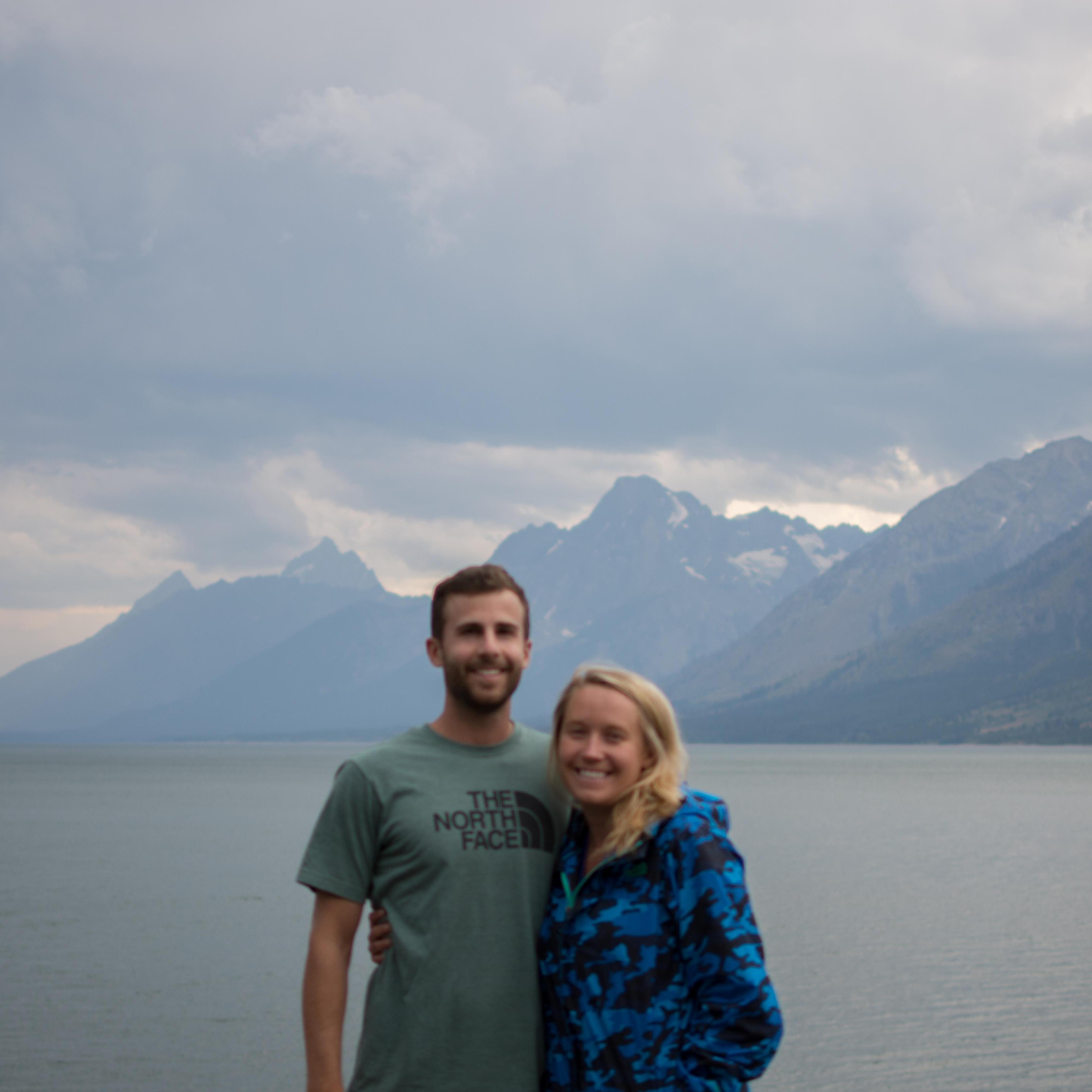 Entering the Grand Tetons after experiencing snowfall in Yellowstone during the summer, unbelievable!