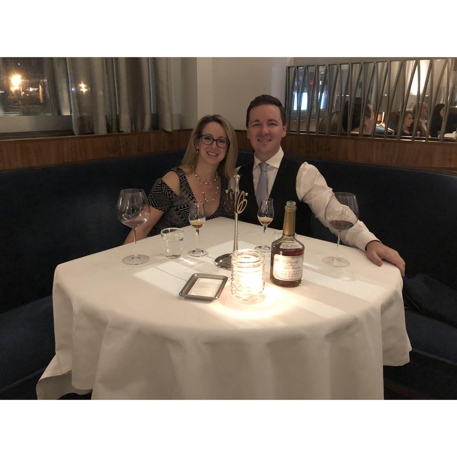 I surprised Andrew with a trip to New York for his 34th Birthday and went to Eleven Madison Park!