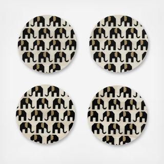 Elephant Coaster, Set of 4