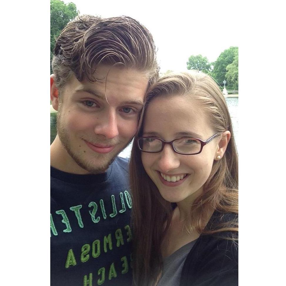 A visit to Cleveland's Wade Park Lagoon, in May of 2015. My hair is starting to grow out!