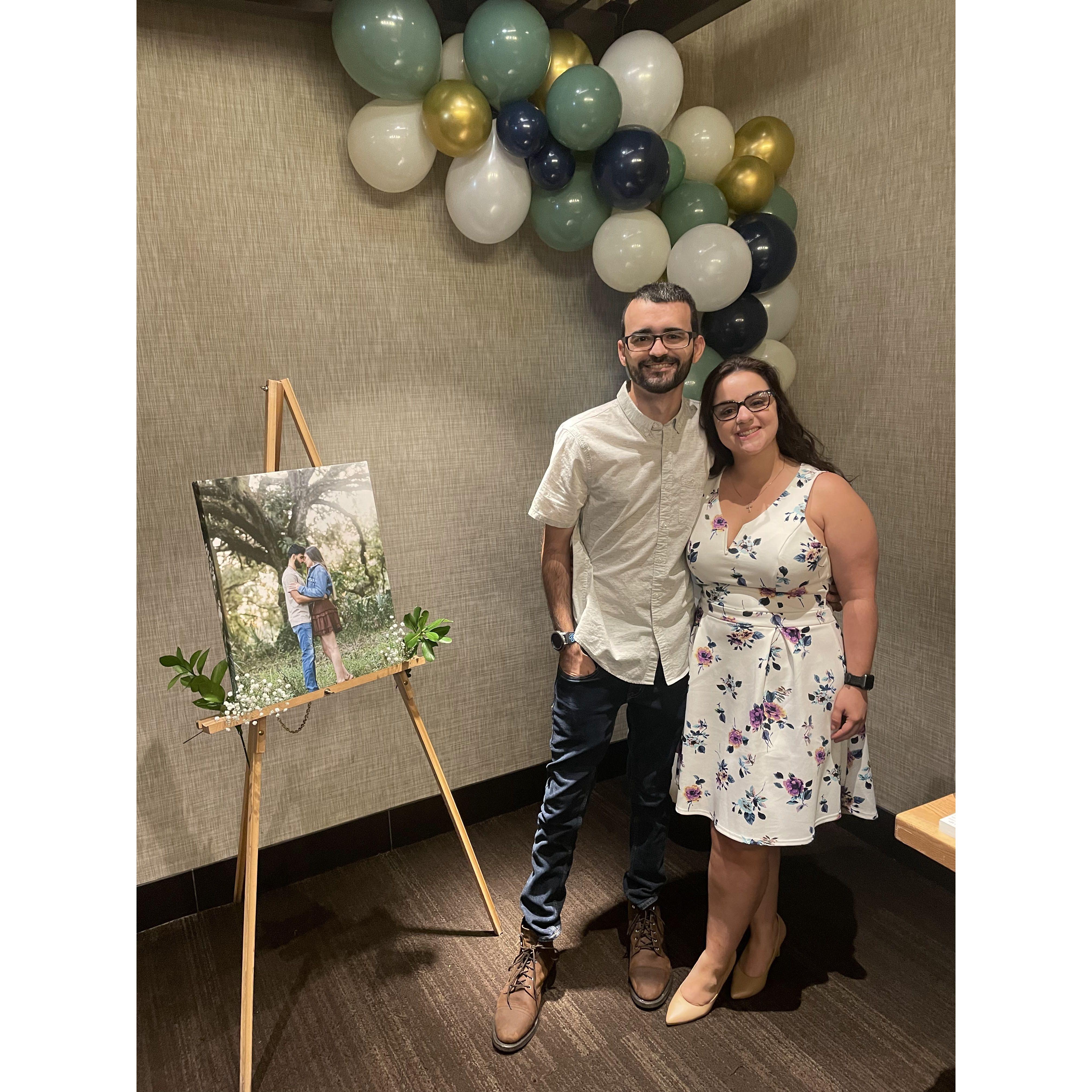 Celebrating Armain's (Adriel's brother) engagement party.