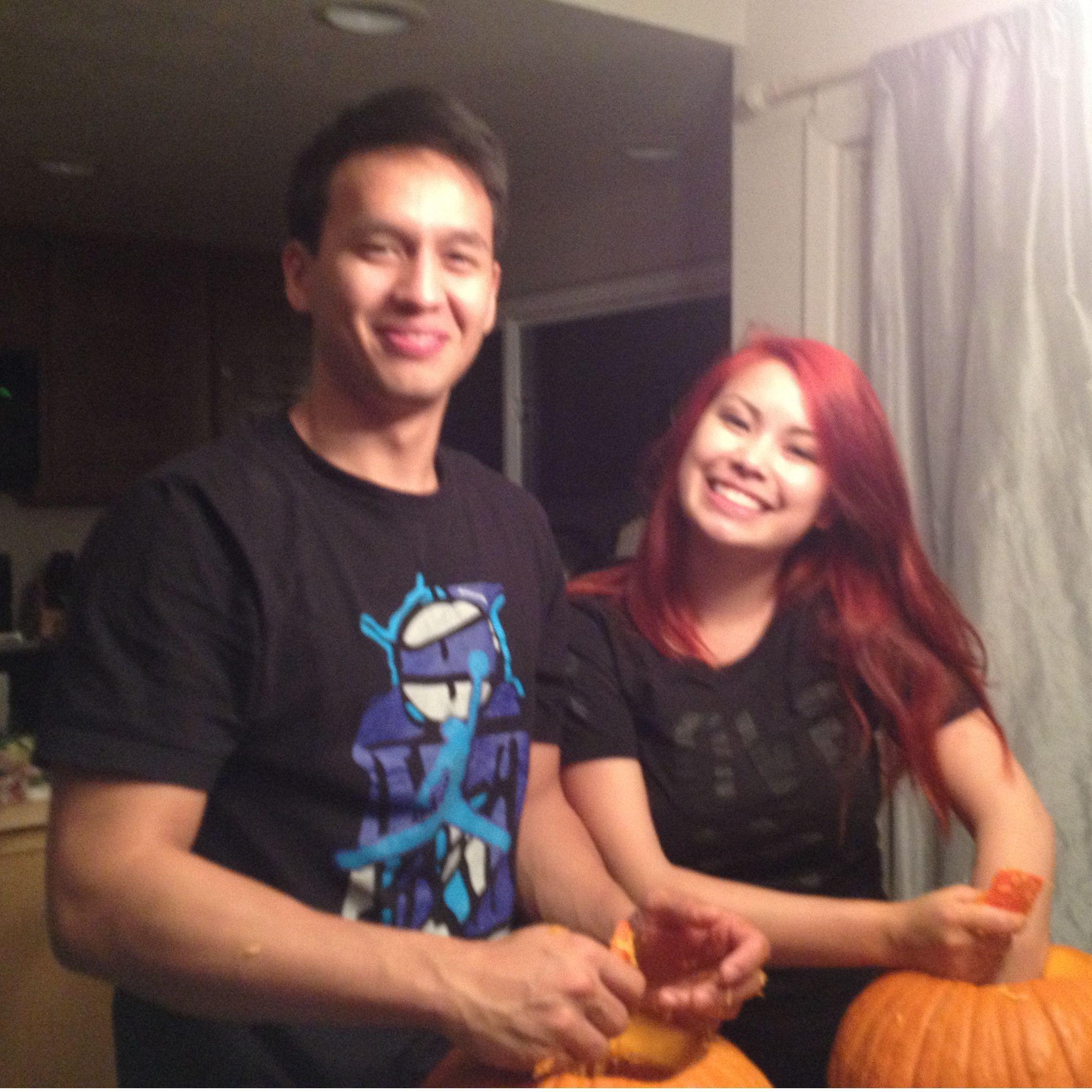 2013: First Halloween, taken on iPhone 4