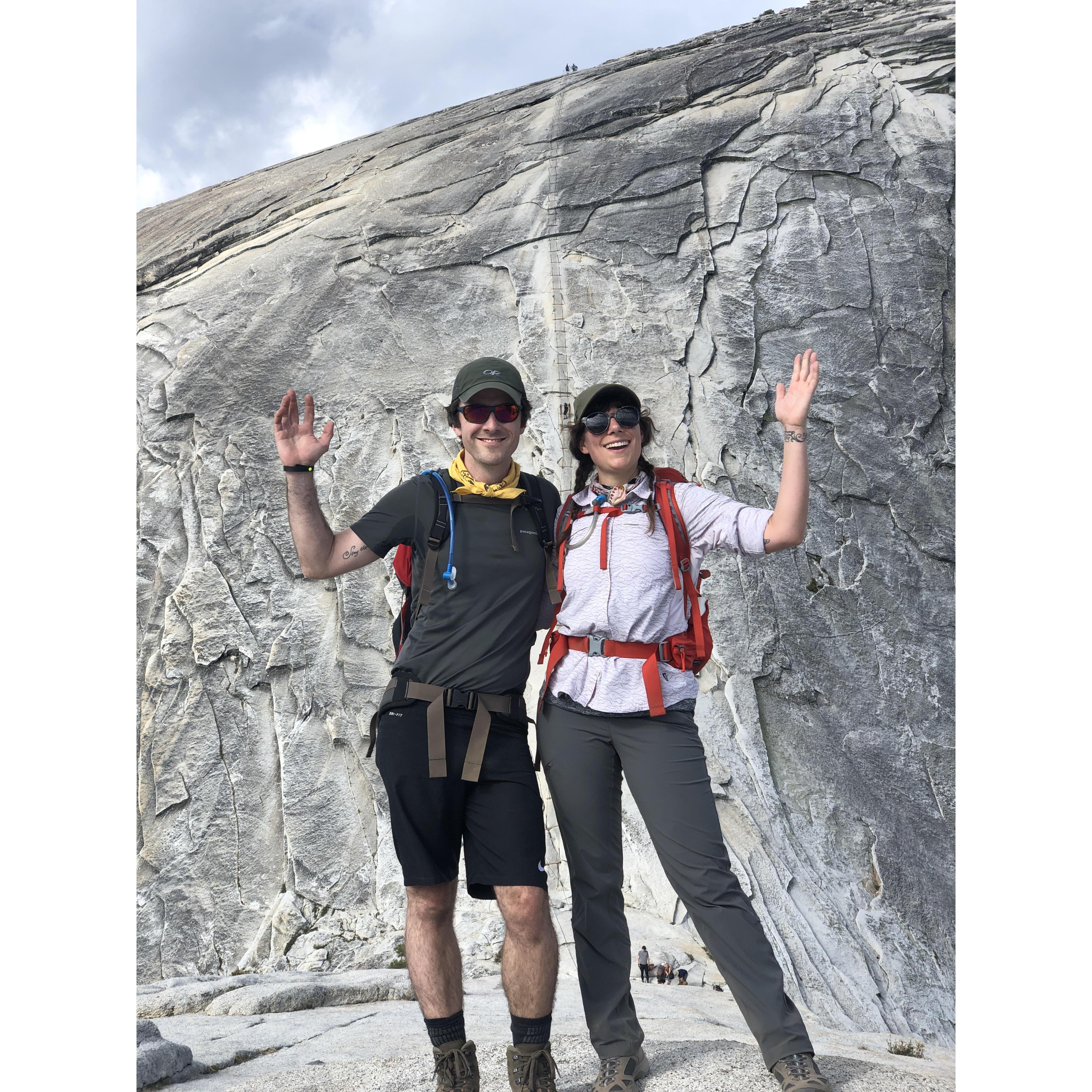 Climbing Half Dome again!
