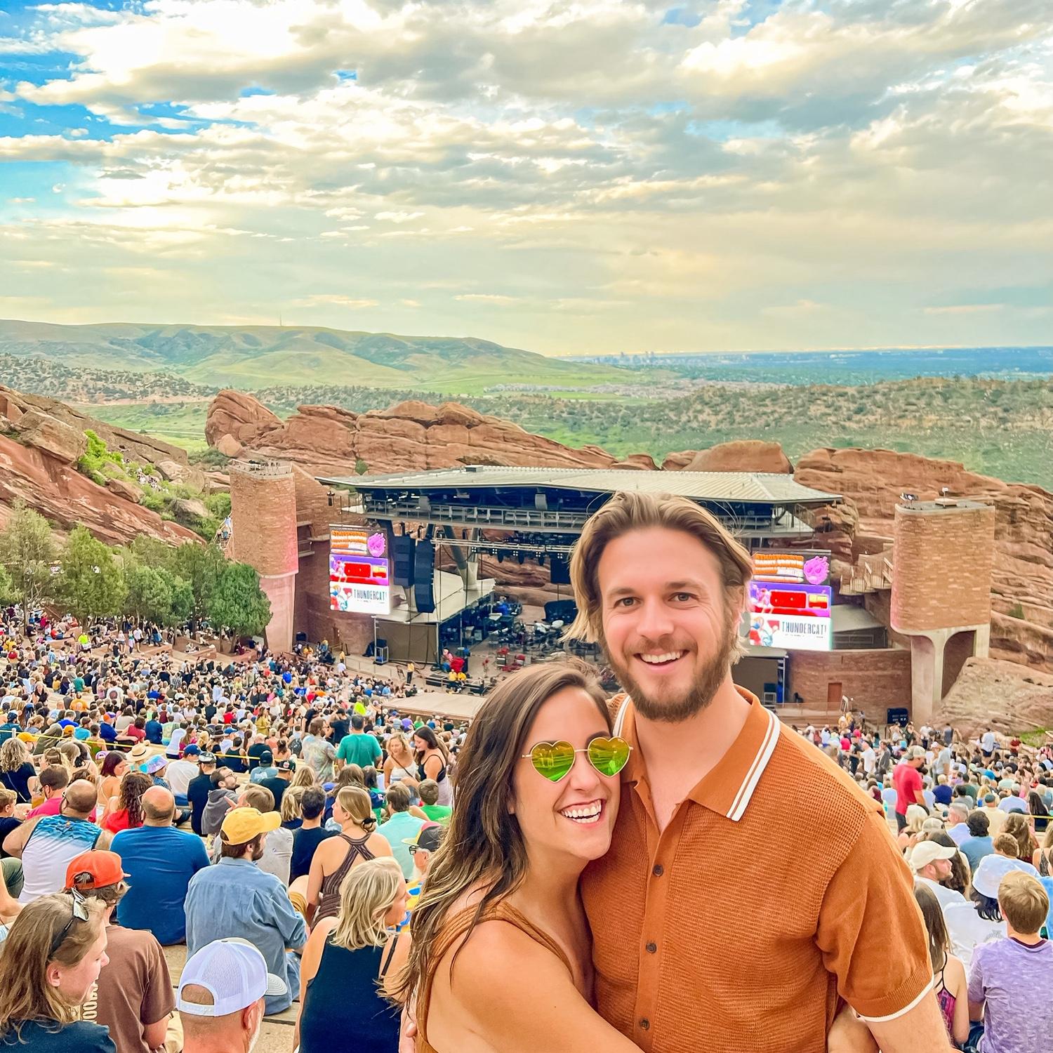 first red rocks show