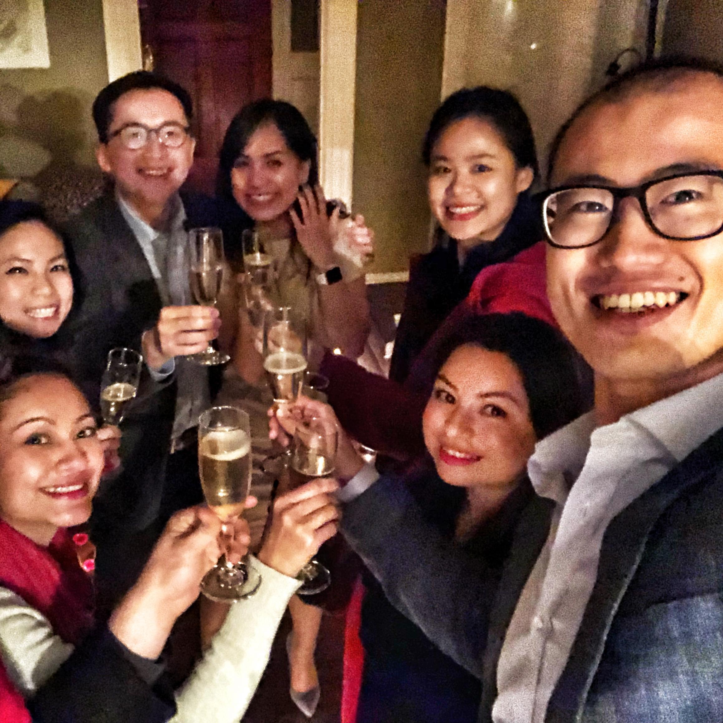 Cheers to the BEST Surprise EVER