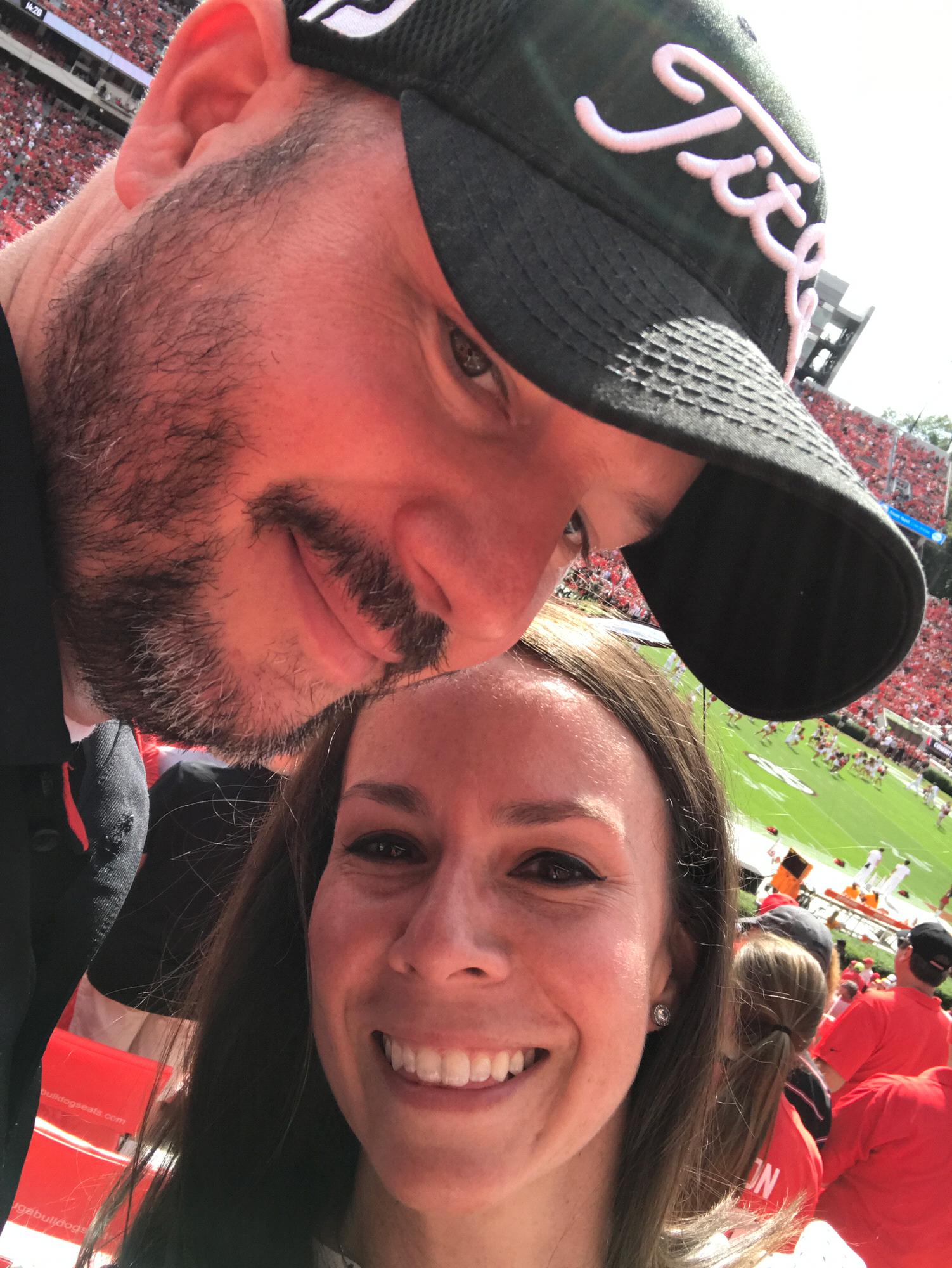 Georgia Tennessee at Sanford stadium