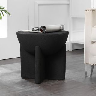 Brady Minimalist Modern Drum Accent Table