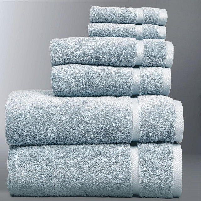 Simply Vera Vera Wang Vera Egyptian Cotton 6-piece Towel Set - Blue Fog