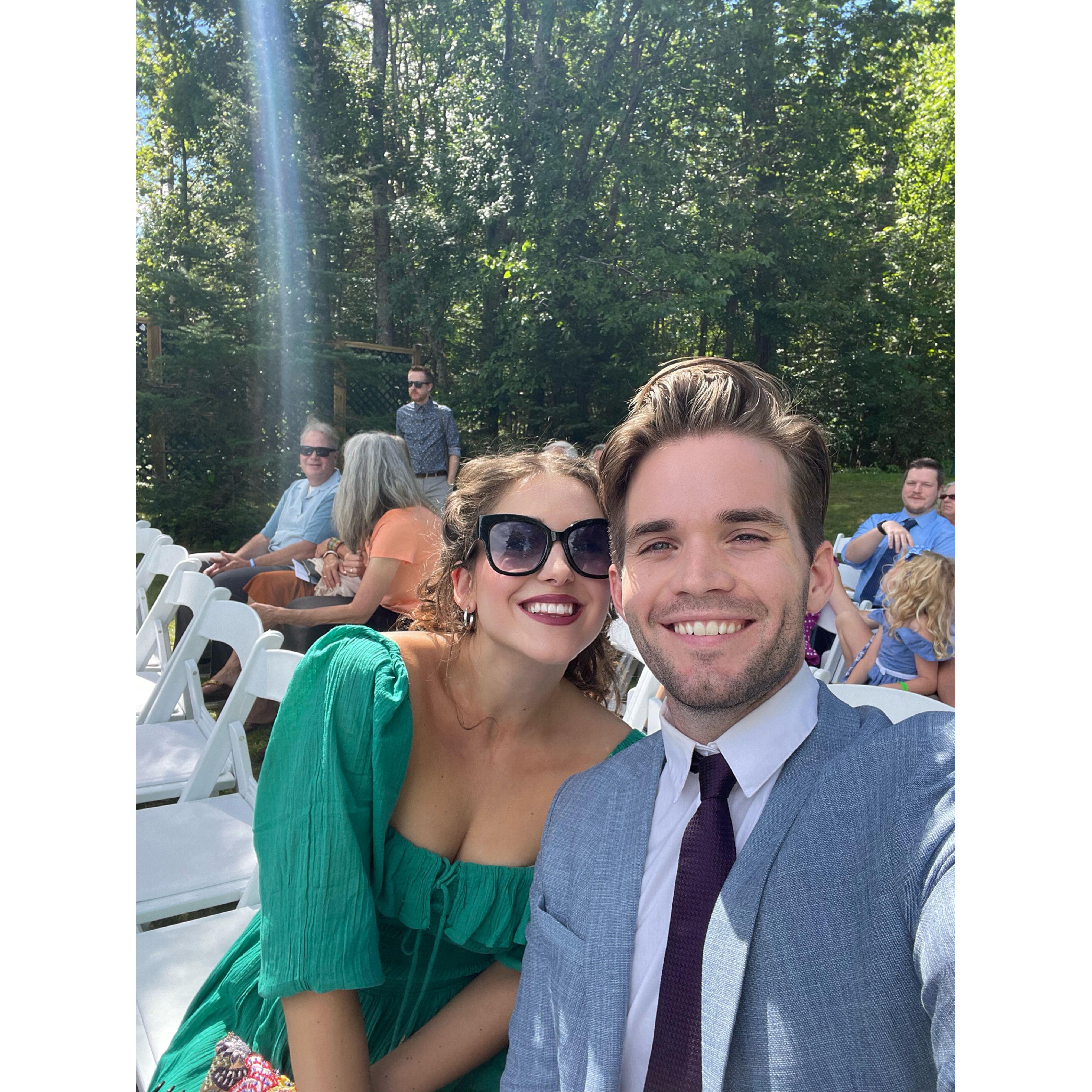 Eliza's childhood best friend's wedding in Minnesota!