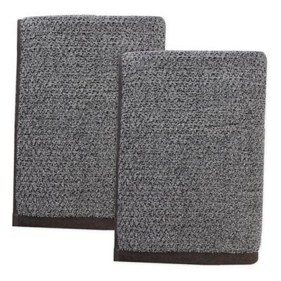 Everplush Signature Diamond Jacquard Bath Sheets in Dusk (Set of 2)
