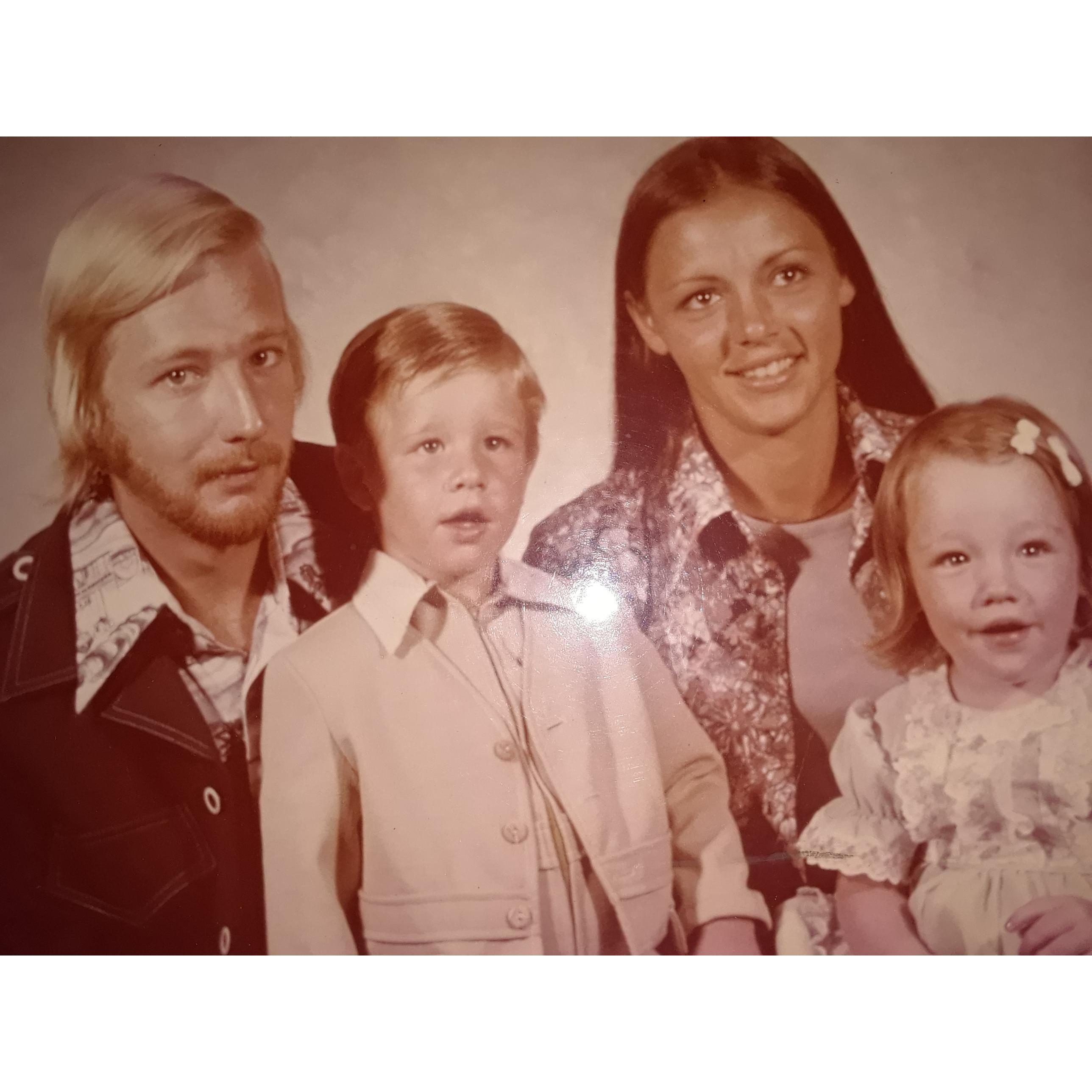 Our family in 1977