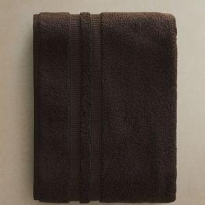 Extra Soft Double Border Bath Towel - Bath Sheet (BROWN)