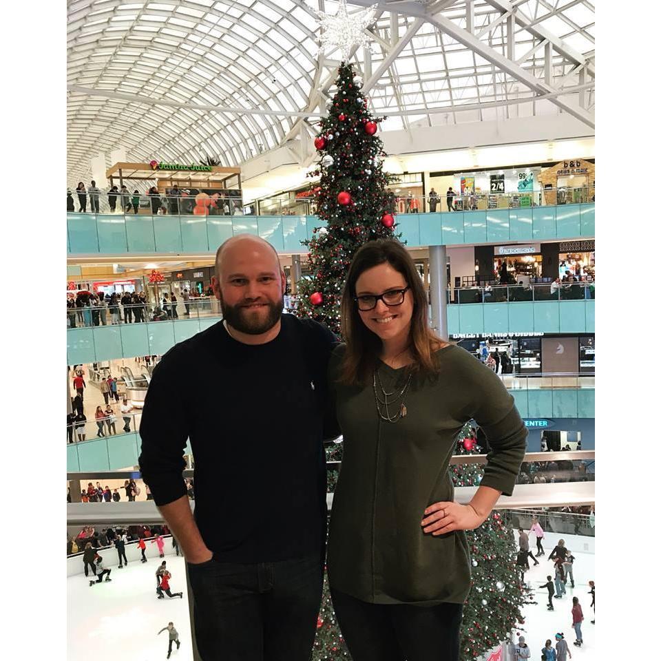 Christmas 2017- We have successfully taken a photo in front of the Galleria Christmas tree every year since December 2014.