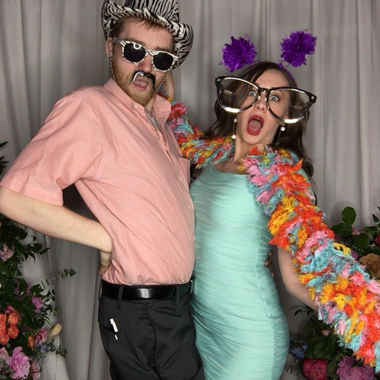 The fun part of hosting photo booths together ♥