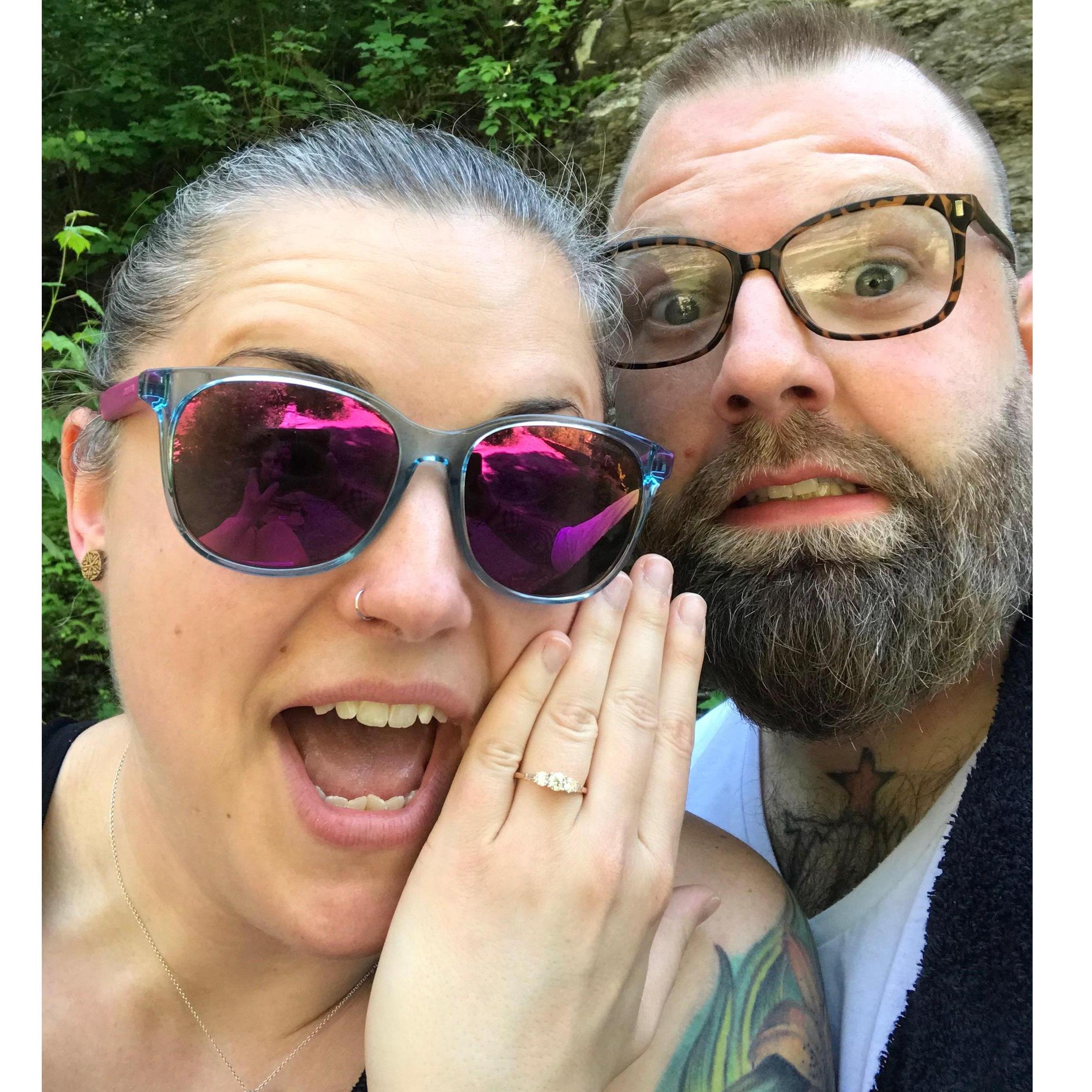 Right after he proposed!!!