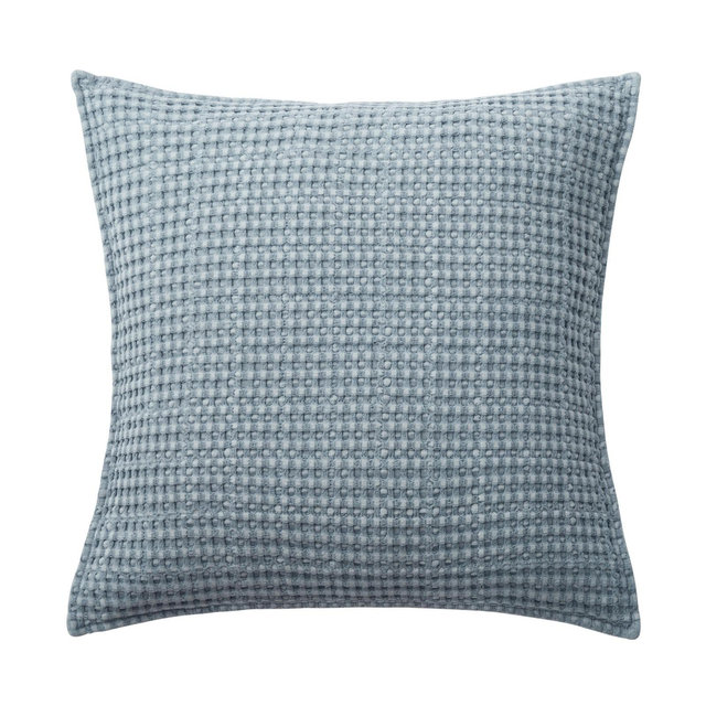 Mills Waffle Chambray Square Pillow - Levtex Home