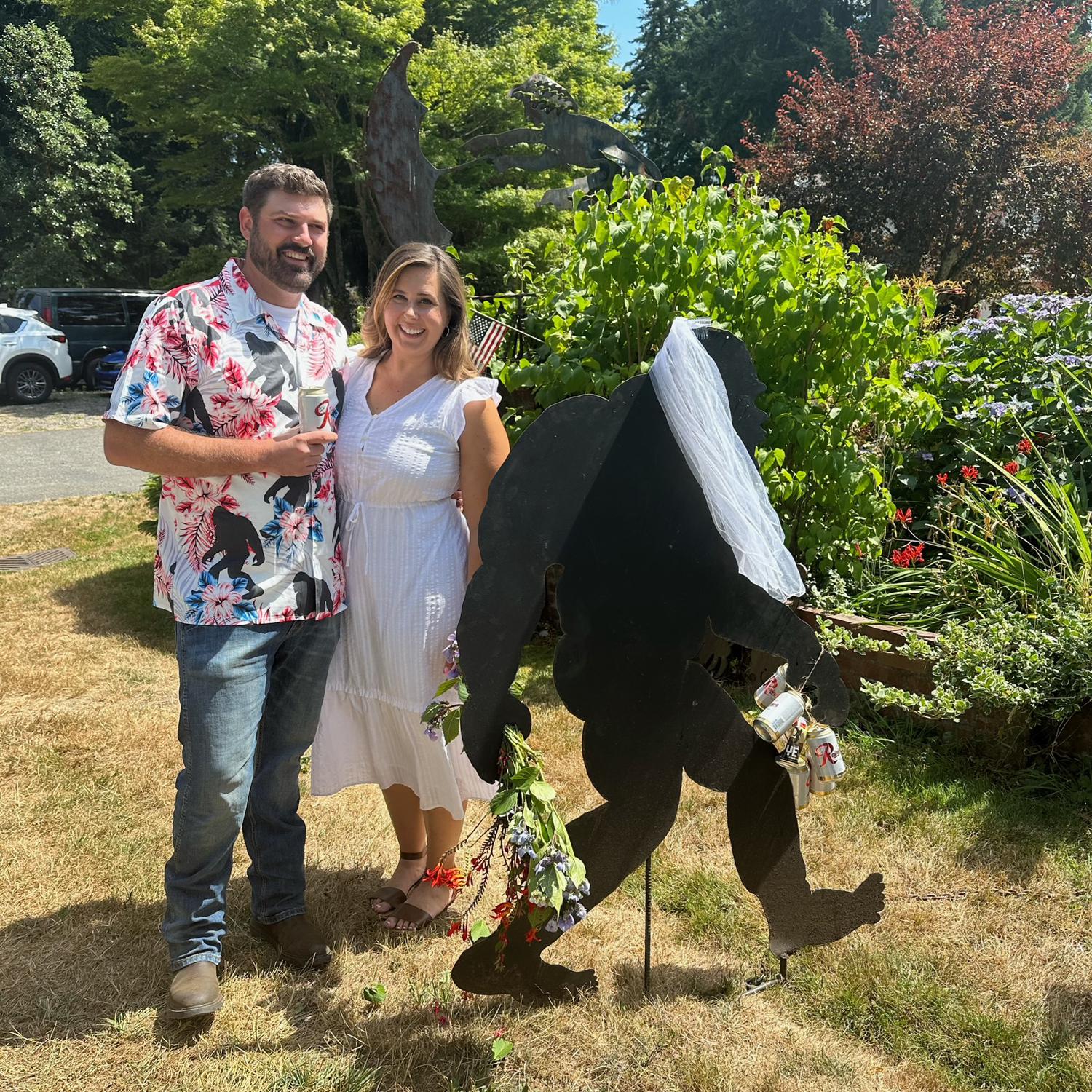 We’re engaged! You better believe it! (And you better believe in Sasquatch).