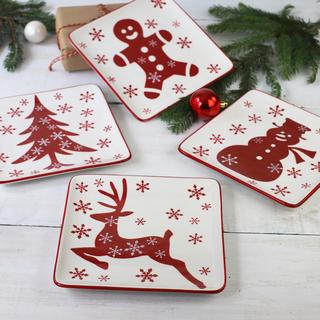 Winterfest Trivet, Set of 4