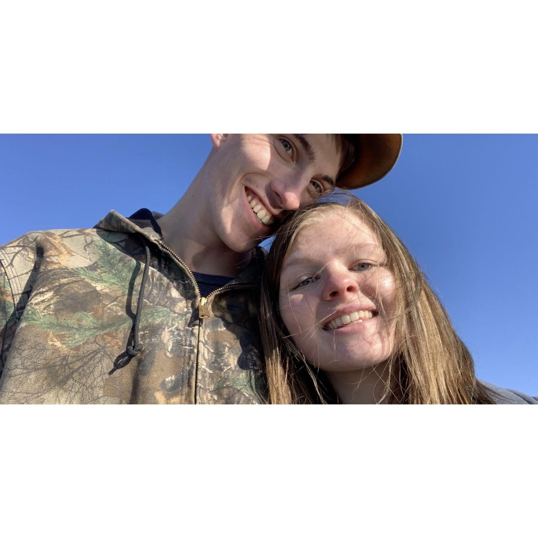 January 19, 2020 - Our very first picture together - Taken at York Beach!