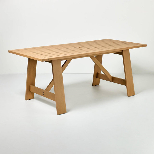 Wood Outdoor Patio Rectangular Dining Table - Hearth & Hand™ with Magnolia
